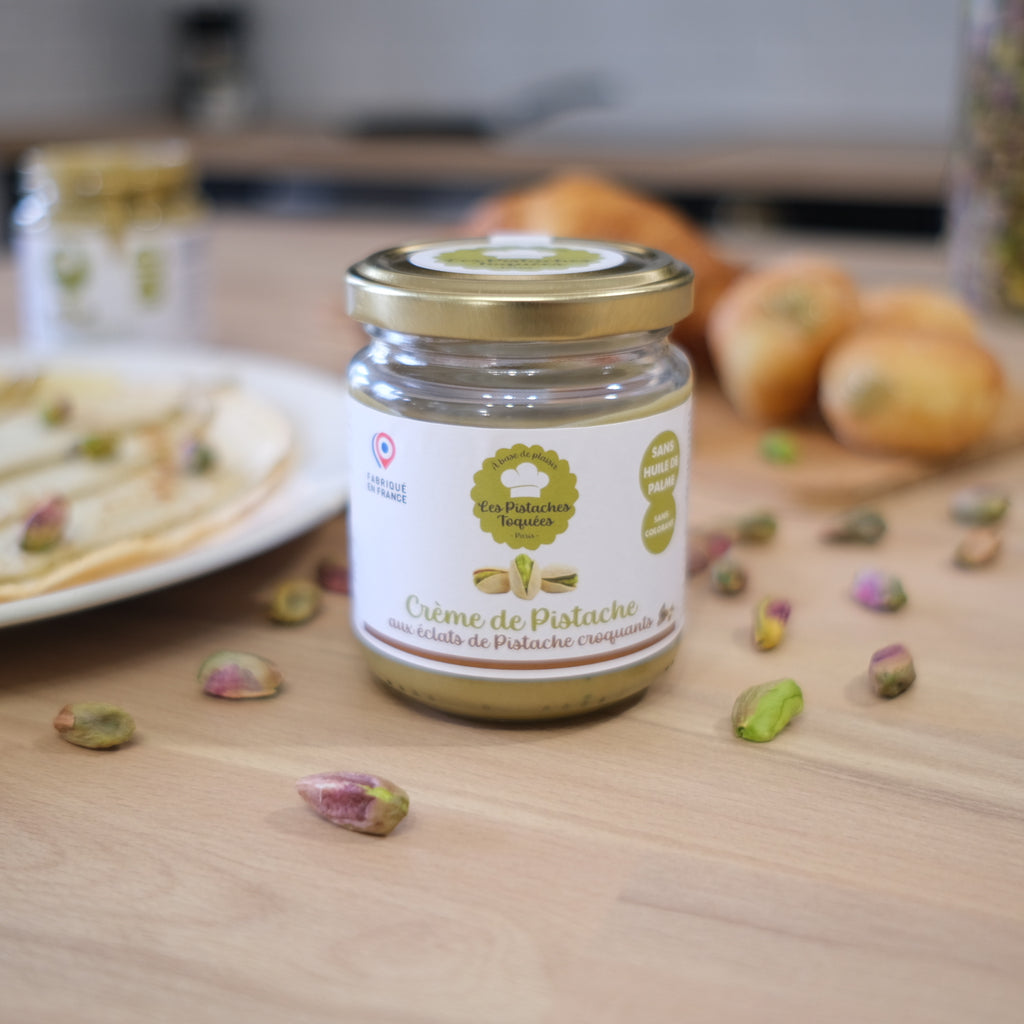 Pâte à tartiner Crème de Pistache aux éclats de pistache croquants 1x 190g
