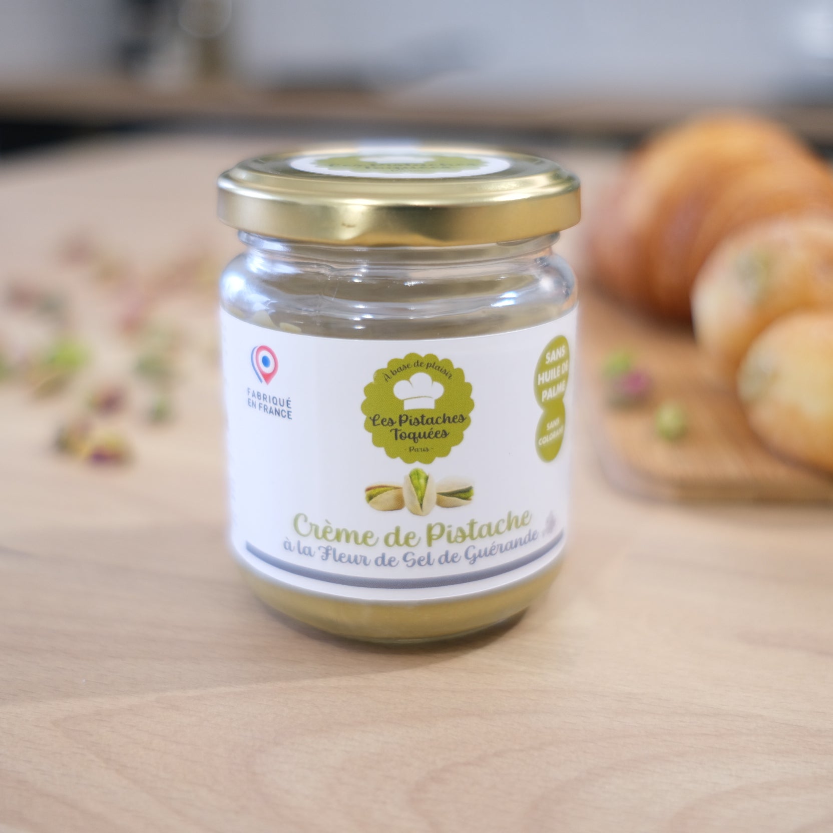 Pâte à tartiner Crème de Pistache à la Fleur de Sel de Guérande 1x 190g
