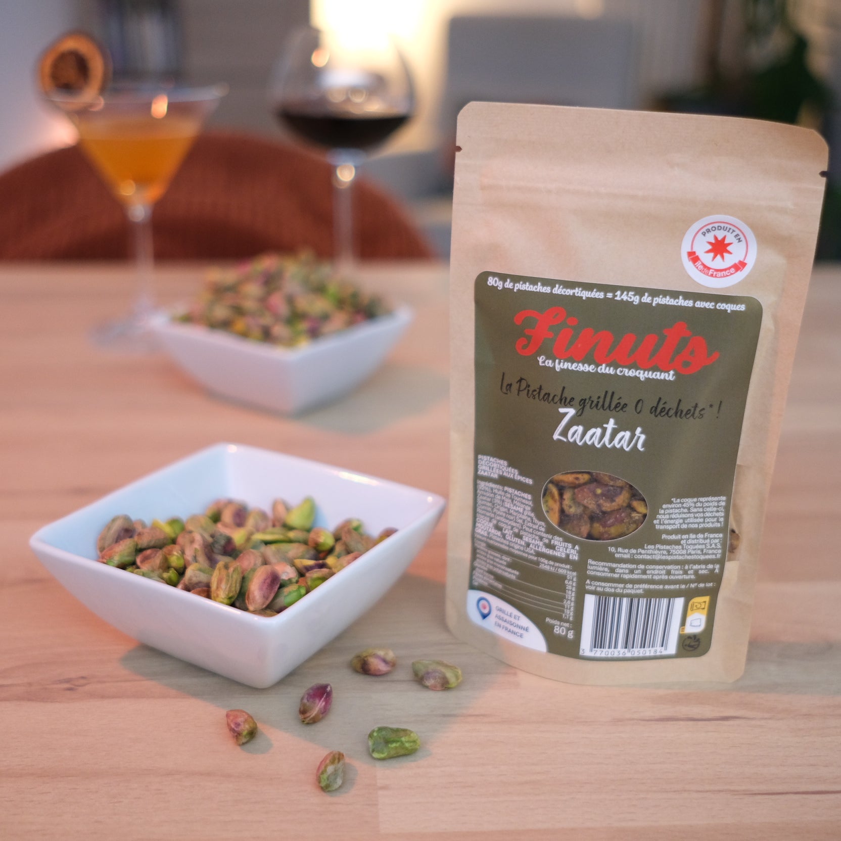 Pistaches Décortiquées Grillées aux Epices Zaatar 1x 80g