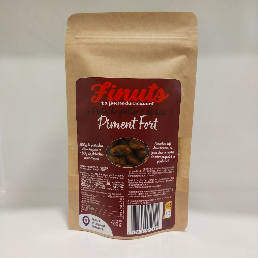 Pistaches Décortiquées Grillées au Piment Fort 12x 80g