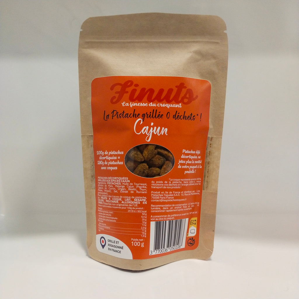 Pistaches Décortiquées Grillées aux Epices Cajun 1x 80g