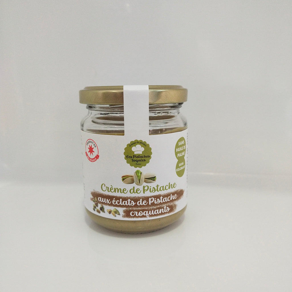 Pâte à tartiner Crème de Pistache aux éclats de pistache croquants 1x 190g