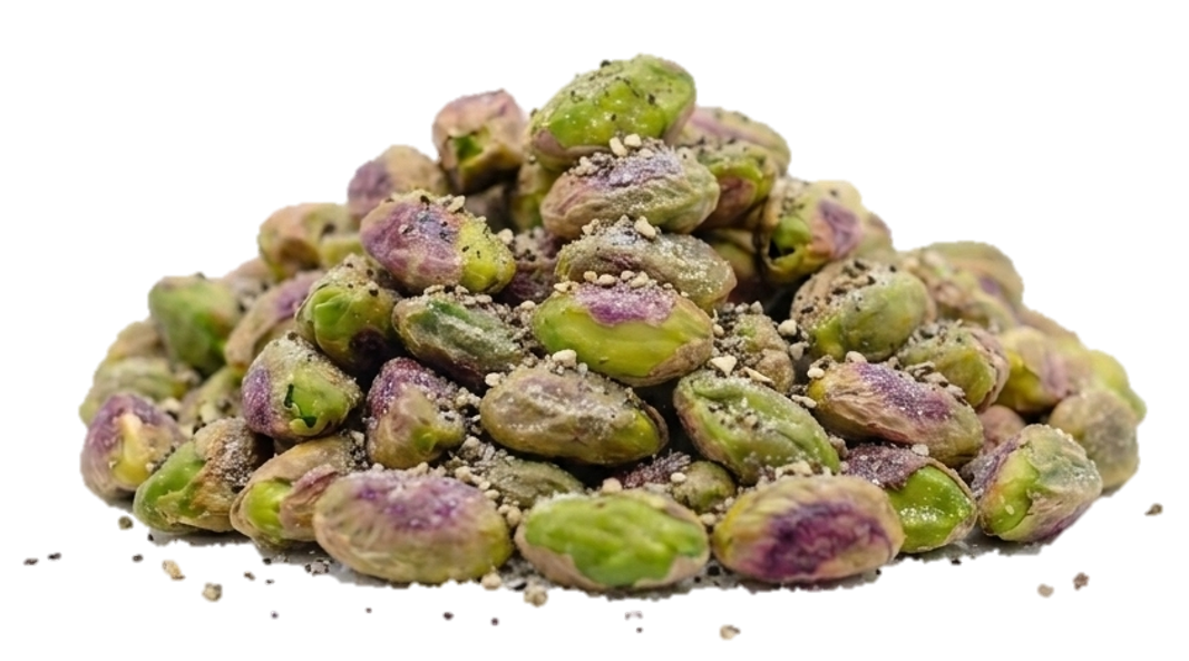 Pistaches Décortiquées Grillées Poivrées 12x 80g
