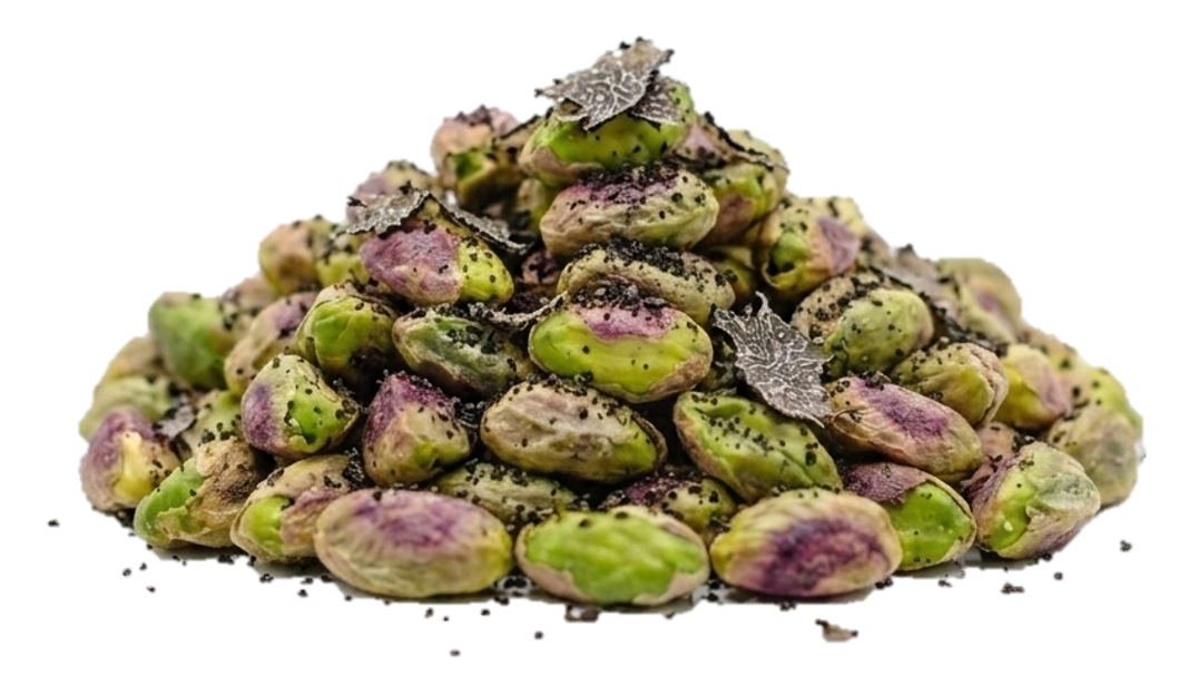 Pistaches Décortiquées Grillées aromatisées à la Truffe 12x 80g