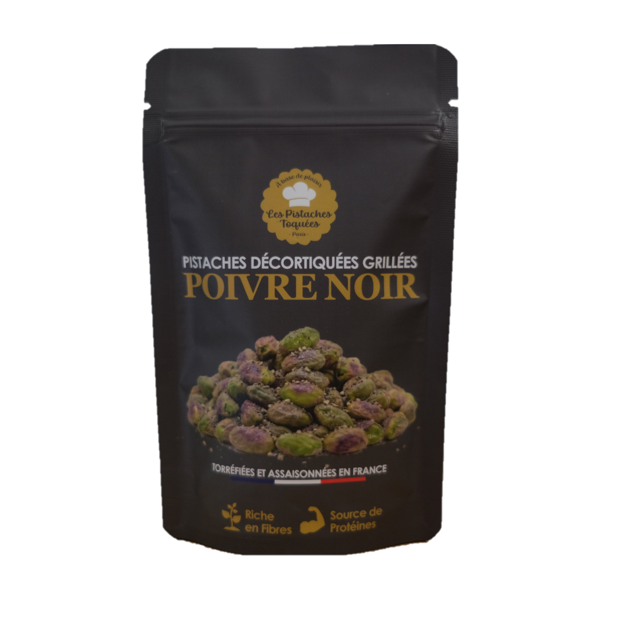 Pistaches Décortiquées Grillées Poivrées 12x 80g