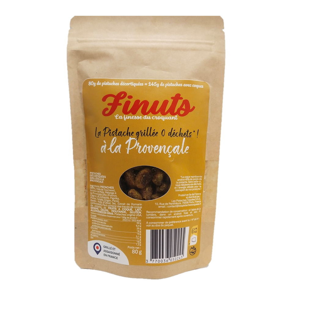 Pistaches Décortiquées Grillées à la Provençale 12x 80g