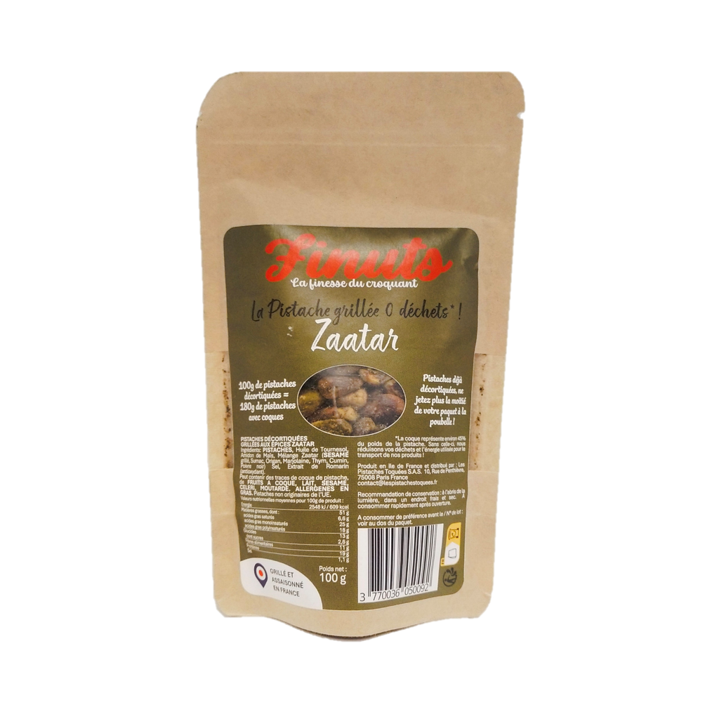 Pistaches Décortiquées Grillées aux Epices Zaatar 1x 80g